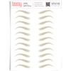 Brows by Bossy Studio & Co Temporary Eyebrow Tattoos Waterproof Eyebrow Stickers, False Tattoos Hair Like Peel Off Instant Transfer Brow arched blonde view 1