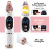 Blackhead Remover Pore Vacuum with Hot Compress-YONOY 2025 Upgraded Electric Face Cleaner Pore Extractor Pimple Extractor Acne White Heads Removal Tool with 5 Suction Head LCD Screen and Base view 3