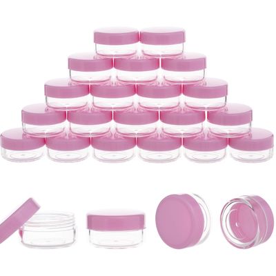 10 Gram Sample Containers with Lids, 10ML Sample Jars, 40 PCS Small Cosmetic Containers for Makeup, Lotion, Eye Shadow, Liquids, Powder, Lip Balms