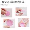 10 Gram Sample Containers with Lids, 10ML Sample Jars, 40 PCS Small Cosmetic Containers for Makeup, Lotion, Eye Shadow, Liquids, Powder, Lip Balms view 4