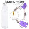 12 Pack 10ml Essential Oil Roller Bottles, with Stainless Steel Roller Balls, 10ml Clear Glass Roll on Bottles for Essential Oils, 1 Extra Roller Ball, 12 Labels, 1 Openers, 2 Droppers Included view 4