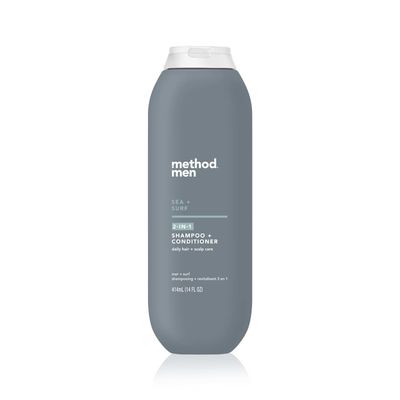 Method Men 2-in-1 Shampoo + Condtioner, Sea + Surf, 14 Ounces
