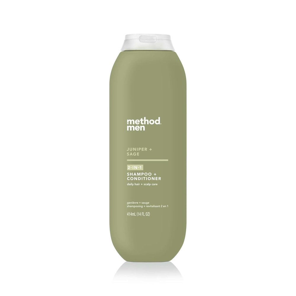 Method Men 2-in-1 Shampoo + Condtioner, Juniper + Sage, 14 Ounces