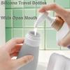 Vonpri Silicone Travel Bottles, Leak Proof Squeezable Refillable Travel Accessories Toiletries Containers Travel Size Cosmetic Tube for Shampoo Lotion Soap Liquids (2oz Grey/blue/white/green) view 3