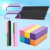 1 Set Polishing File Nail Block Nail Art Tools Buffing Block Mini Nail Brush Nail File kit Cleaning Tool Nail Emery Board Cleaning Kits Nail Tools Sanding Stripe Rectangle Buffer view 4