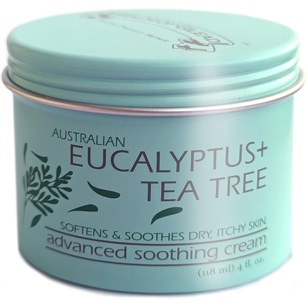 BALM OF GILEAD Foot Cream with Tea Tree and Eucalyptus  Intensive Moisturizing Cream for Dry, Cracked Heels and Feet  Refreshing Body and Skin Care Balm