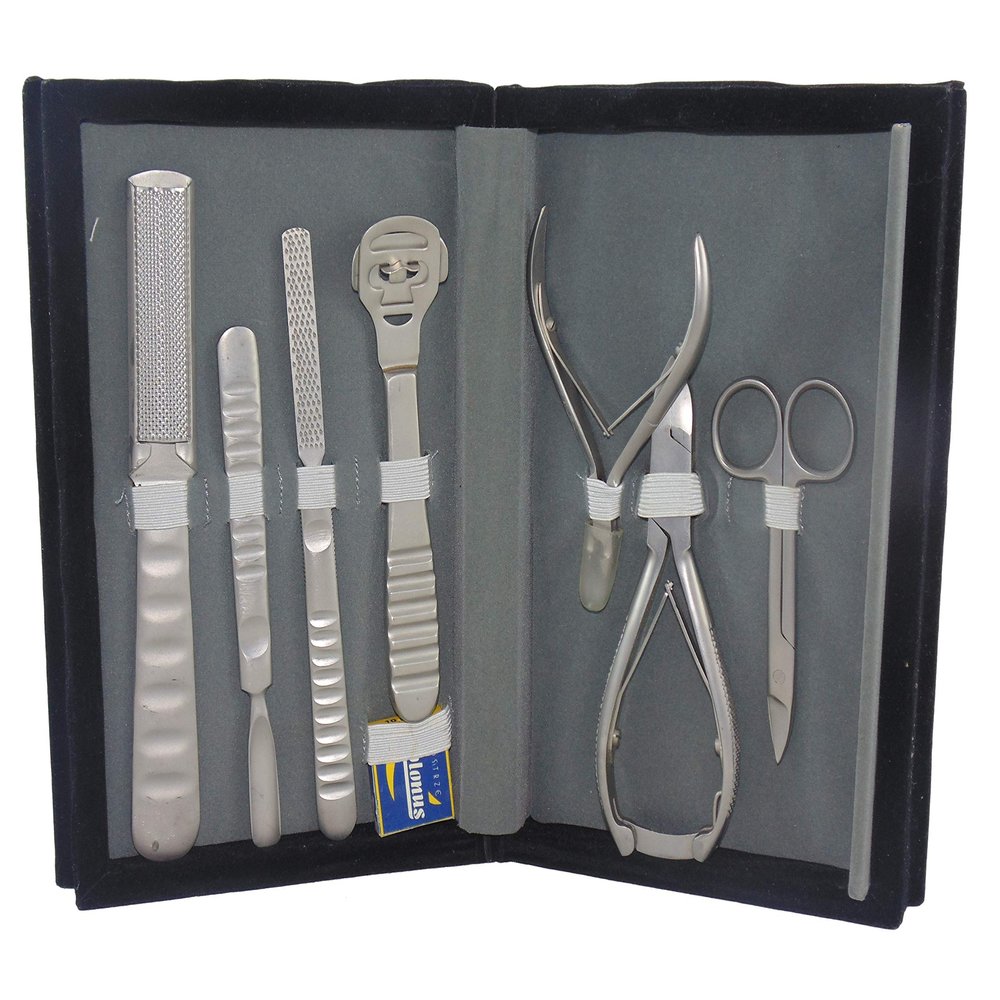Pedicure Kit 8 in 1, Professional Foot Care Tools Set, Stainless Steel Foot Care Tools for Removing Hard/Cracked/Dead Skin