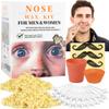 Nose Wax Hair Removal Kit by CoFashion | 100g Wax, 30 Applicators (15-30 Uses) | Painless, Quick & Easy for Men Women | 15 Mustache Guards, 2 Silicone Cups view 1