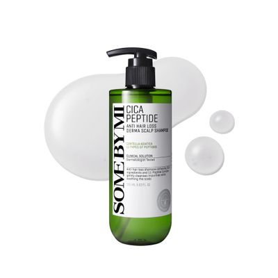 Derma Scalp Shampoo with Cica & Peptides for Hair Loss by Some By Mi