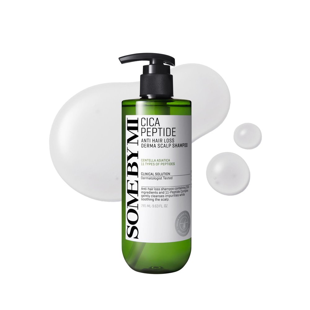 Derma Scalp Shampoo with Cica & Peptides for Hair Loss by Some By Mi