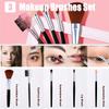 All in One Makeup Kit, Includes 12 Colors Naked Eyeshadow Palette, 5Pcs Makeup Brushes, Waterproof Eyeliner Pencils, Eyebrow Powder and Quicksand Cosmetic Bag, Gift Set for Women, Girls & Teens view 4