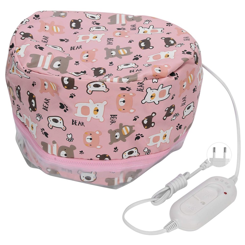 Hair SPA, Electric Hair Heater, Adjustable Oil Treatment Steamer Hat Detachable Hair Care Tool(US)