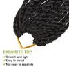 ZRQ 34 Inch 8 Packs Crochet Senegalese Twist Braids Hair Small Senegalese Twist Crochet Hair Micro Long Mambo Twist Crochet Braids For Black Women 40Strands/Pack(34"8packs,1b#) view 4
