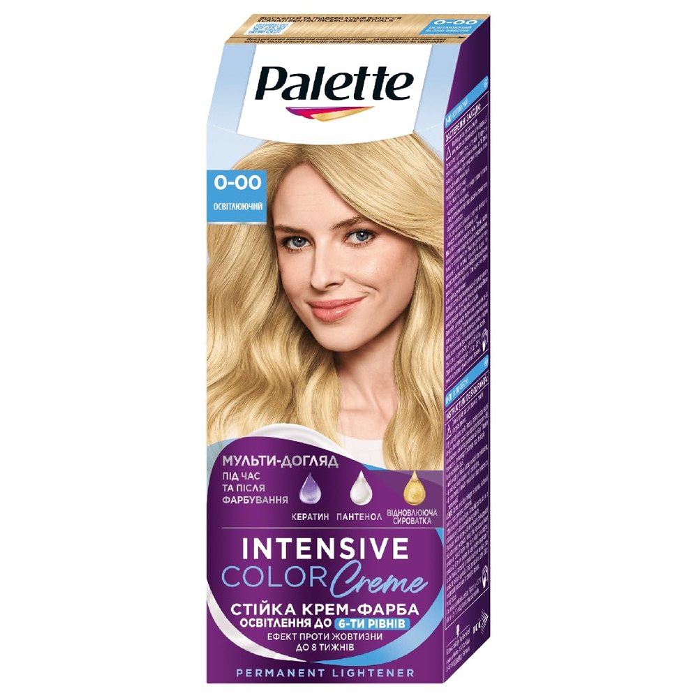 Palette Intensive Color Creme, 110 ml./3.7 fl.oz. (0-00 (E20) - Super Light Blonde)