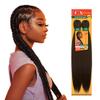 Sensationnel X-pression prestretched braiding hair - 2x braid 48 inch all kanekalon flame retardant synthetic braid for box braids and twists (1 pack, T1B/BLU) view 1