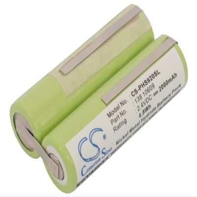 2.4V Battery Replacement for Tondeo ECO-X ECO X Profi 2000mAh