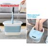 YXCKG Foot Soaking Bath Basin Foot Spa Thick Sturdy Plastic Foot Basin for Pedicure, Soaking Feet Foot Bath Foot Massaging Bucket for Women or Men (Color : Blue) view 3