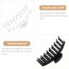 FRCOLOR 5pcs Large Hair Claw Clips Acrylic Tortoise Hair Jaw Clips Double Row Hair Claw Clip for Women Girls view 4