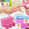 100Pcs Nail Buffer for Natural Nails - Professional Nail Buffer 100/180 Grit Nail Files Acrylic Nail Remover Buffing Block Nail File - Nail Supplies Sponge Nail File Buffer Block for Acrylic Nails view 3