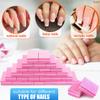 100Pcs Nail Buffer for Natural Nails - Professional Nail Buffer 100/180 Grit Nail Files Acrylic Nail Remover Buffing Block Nail File - Nail Supplies Sponge Nail File Buffer Block for Acrylic Nails view 4
