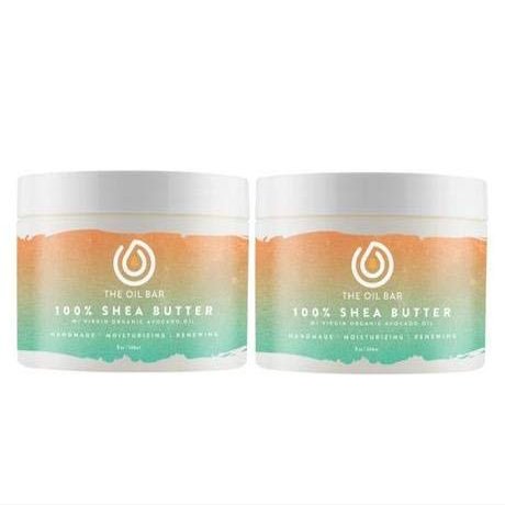 Baby Butter Scented 100% Shea Butter - 2 x 8 oz Jars