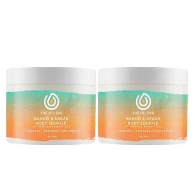 African Fantasy Scented Mango & Argan Body Souffle - 2 x 8 oz Jars