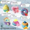 Bath Bombs for Girls  6 Organic Bath Bombs Gift Set with Natural Ingredients, Aromatherapy Bubble Bath Fizzy for Kids, Teens, Women  Skin Moisturizing Bathbombs for Girls Ages 8-12, Lush Spa Kit view 2