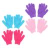 Healifty 8pcs Exfoliating Gloves for Body Scrubbing Deep Cleanse Dead Skin Gentle Shower Mitts for Men Women for Daily Bathing Routine Random Colors view 1