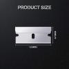 Honoson 20 Pcs Single Edge Razor Blades Straight Edge Razor for Scraper view 2