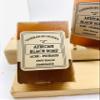 African Black Soap for Sensitive, Dried, and Irritated Skin. Handmade and crafted in USA. 8 Oz. view 1