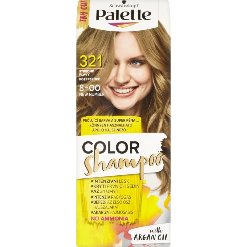 Palette Color Shampoo, 70 ml./2.3 fl.oz. (321 - Medium Blond)