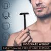 Black Razors for Men or Women+100 Counts Safety Razor Blades view 4