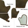 5-Piece Self Tanning Mitt Set with Tan Applicator Mitts, Face Mitt, Exfoliating Glove, for Bronze Tan view 2