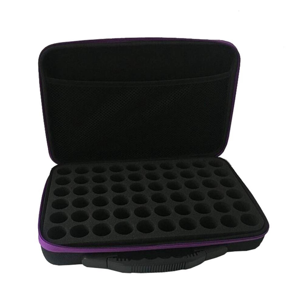 Beaupretty Carrying Holder for Essential Oil Case 60-bottle Pack Essential Oil Organizer Zipper Design