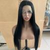 13x6 Lace Front Wig African Wig Black Long Straight Hair for Women Synthetic Wig view 1