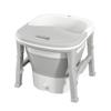 YXCKG Heightening Foot Soaking Bath Basin, Foot Spa Massager, Foot Bath Foot Bucket Large 43x50x40cm, PP Foot Basin for Pedicure, Travel Household (Color : Gray) view 1