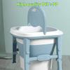 YXCKG Heightening Foot Soaking Bath Basin, Foot Spa Massager, Foot Bath Foot Bucket Large 43x50x40cm, PP Foot Basin for Pedicure, Travel Household (Color : Gray) view 4