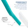 Tenive Eyebrow Face Razor - Eyebrow Hair Trimmer and Shaver with Protective Cover Dermaplaning Razor Tool for Women 6-count view 4