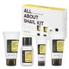 COSRX All About Snail Mucin Korean Skin Care Set, Mini Travel Essentials, Travel Size Gift Set with Snail Mucin Face Wash, Serum, Moisturizer & Eye Cream, Rejuvenating Kit, Stocking Stuffers view 1