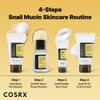 COSRX All About Snail Mucin Korean Skin Care Set, Mini Travel Essentials, Travel Size Gift Set with Snail Mucin Face Wash, Serum, Moisturizer & Eye Cream, Rejuvenating Kit, Stocking Stuffers view 3