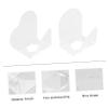 Beaupretty 2pcs Transparent Makeup Mixing Palette for Foundation and Eyeshadow Ergonomic Handheld Design for Easy Use for Makeup Artists and Home Users view 2