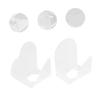 Beaupretty 2pcs Transparent Makeup Mixing Palette for Foundation and Eyeshadow Ergonomic Handheld Design for Easy Use for Makeup Artists and Home Users view 3