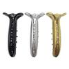 Plastic Medium Size Banana Hair Clutcher Clip for Women Black, Golden & Silver view 2