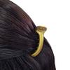Plastic Medium Size Banana Hair Clutcher Clip for Women Black, Golden & Silver view 3