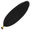 14inch I Tip Human Hair Extensions Kinky Straight Black Brown Hair Extensions I Tip Humn Hair Extensions Pre Bonded Kinky Straight I Tip Hair 100grams 100strands (24inch 100strand, Color 1#) view 2