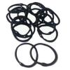 Hair Rubber Black Rubber Band Ponytail Holders for Women Pack of 12 view 1