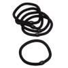 Hair Rubber Black Rubber Band Ponytail Holders for Women Pack of 12 view 3