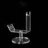 1PC Tattoo Gun Holder Tattoo Machine Stand Clear Acrylic Coil Tattoo Machine Holder Rack Stand Display Shelf with Round Basement Best for Salon Personal Use view 1