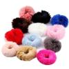 Fluffy Soft Fur Elastic Multicolour Hair Rubber Bands for Kids Girls Women Pack of 12 view 1