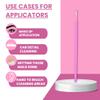 Disposable Micro Applicator Micro Brush for Makeup, Eyelash Extension, Lash and Mascara Application for Personal Care (100 Count (Pack of 1), Pink (M)) view 3